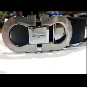 Silver buckle Salvatore Ferragamo belt